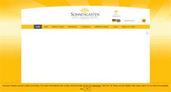 Desktop Screenshot of hotelsonnengarten.de